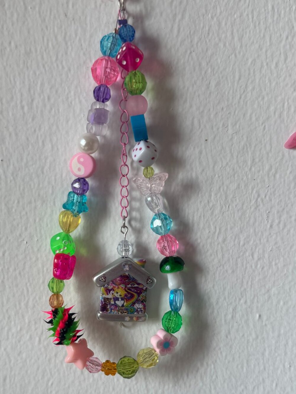 LISA FRANK HOUSE BAG CHARM